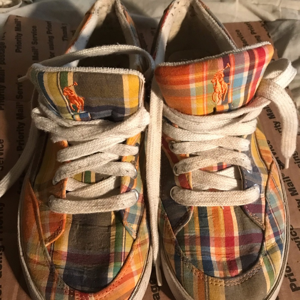 Polo by Ralph Lauren Checkered Tennis Shoes